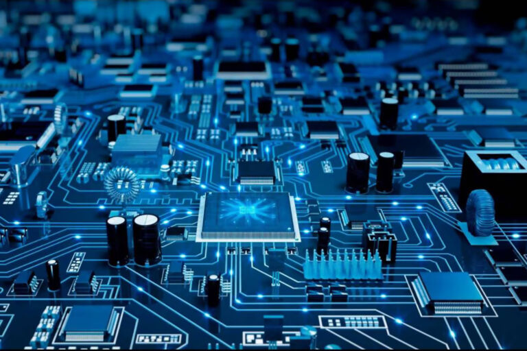 blue printed circuit board SMT & SPI - Automated AOI