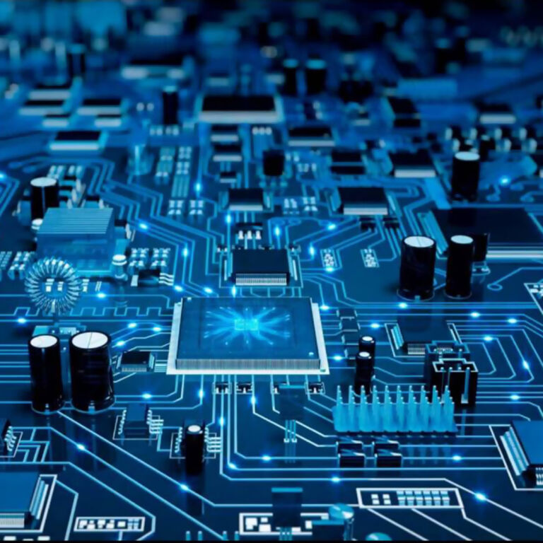 blue printed circuit board SMT & SPI - Automated AOI